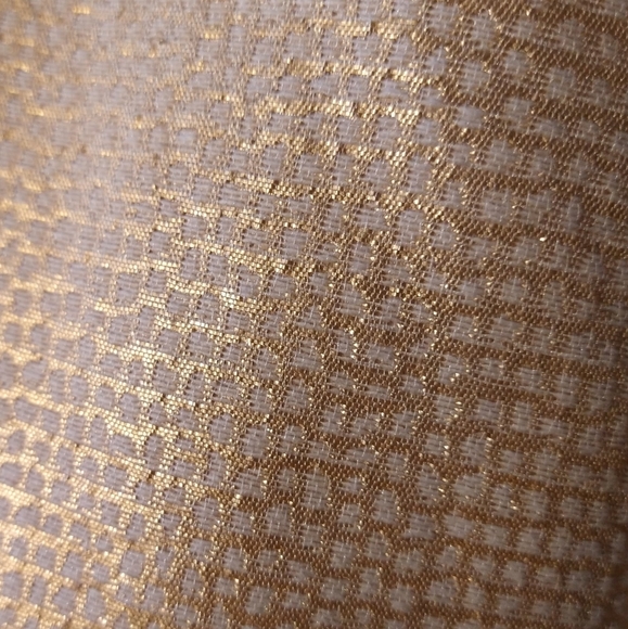 Halogen ivory with gold throughout button down jacket blazer sz S - Picture 6 of 11